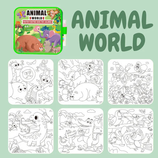 Montessori Su Boyama Kitabı