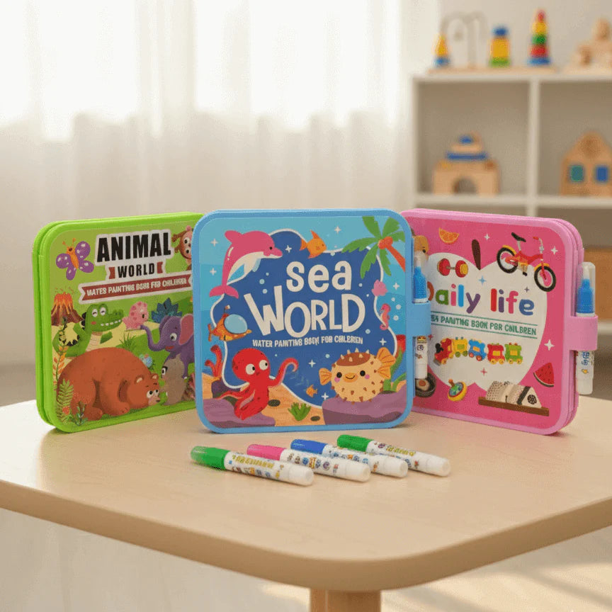 Montessori Su Boyama Kitabı