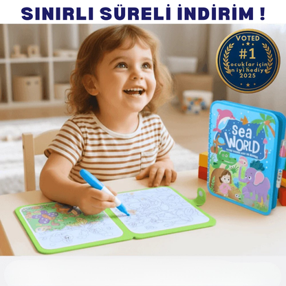 Montessori Su Boyama Kitabı